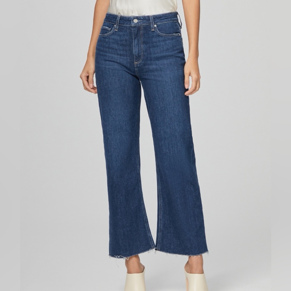 PAIGE Leenah Ankle Gracie Lou - ankle bow leg jeans - Size 30 NWOT